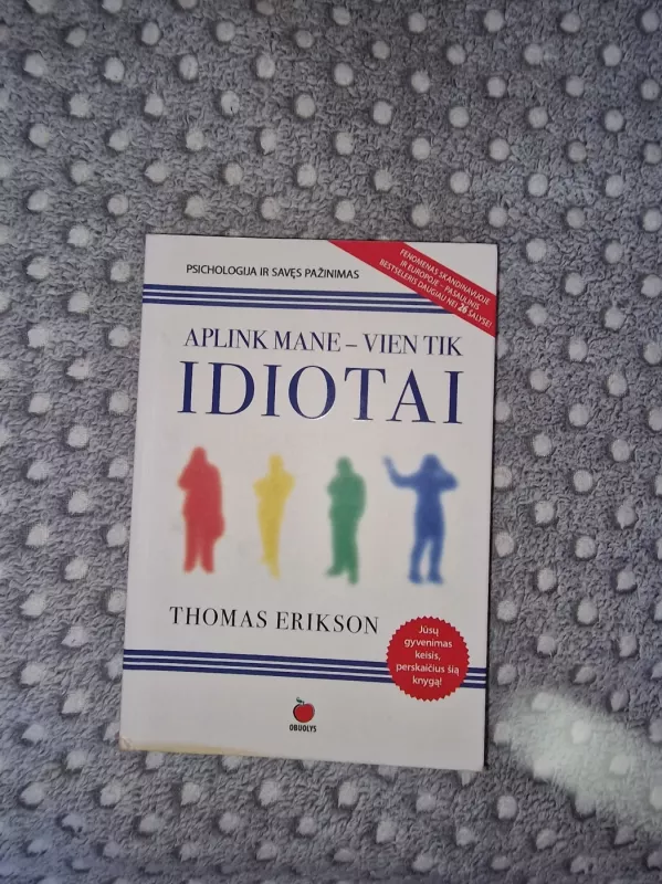 Aplink mane vien tik idiotai - Thomas Erikson, knyga 2