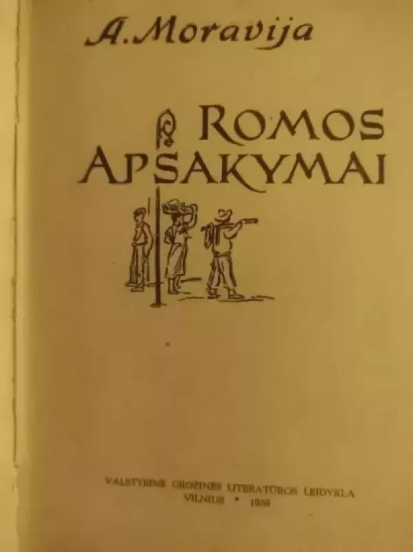 Romos apsakymai - Albertas Moravija, knyga 2