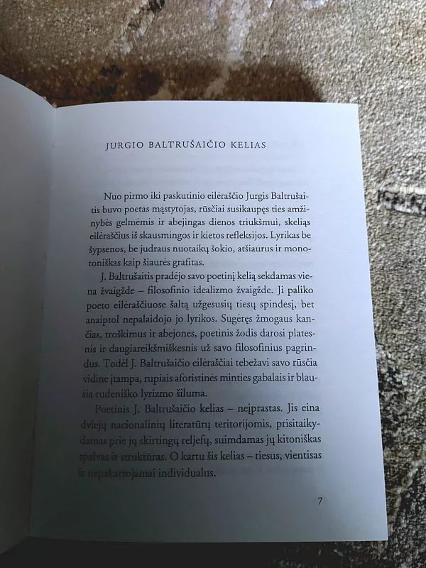 Poezija - Jurgis Baltrušaitis, knyga 6
