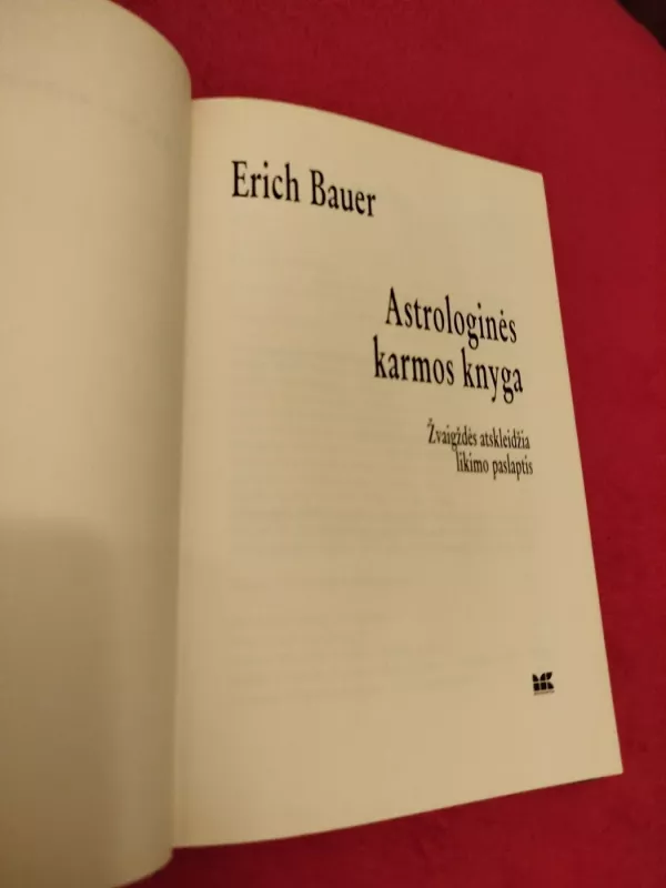 Astrologinės karmos knyga - Erich Bauer, knyga 3