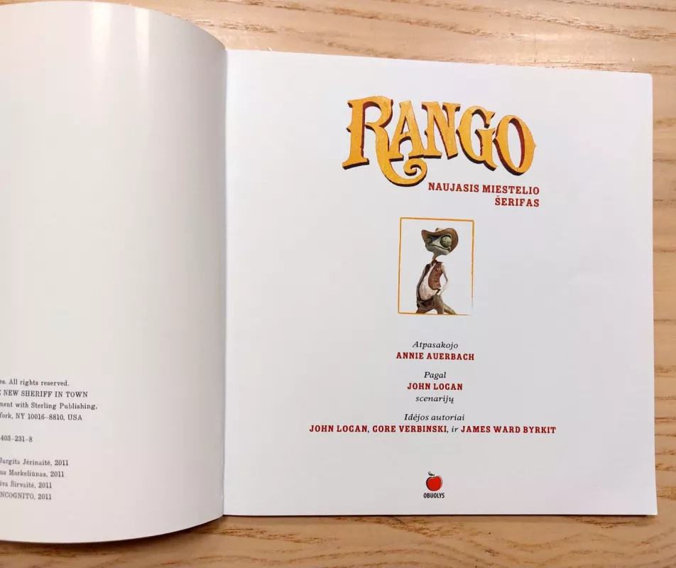 Rango. Naujasis miestelio šerifas - Annie Auerbach, knyga 3