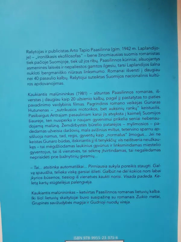 Kaukiantis malūnininkas - Arto Paasilinna, knyga 3