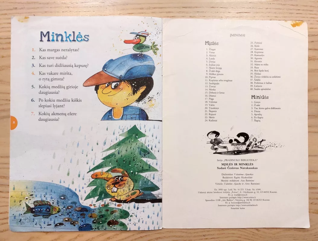 Mįslės ir minklės - Česlovas Navakauskas, knyga 5