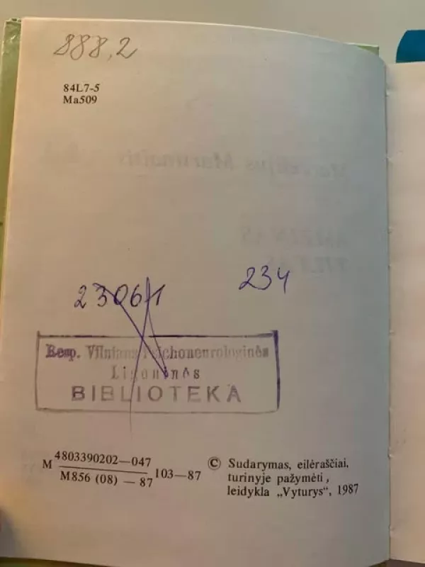 Amžinas tiltas - Marcelijus Martinaitis, knyga 3