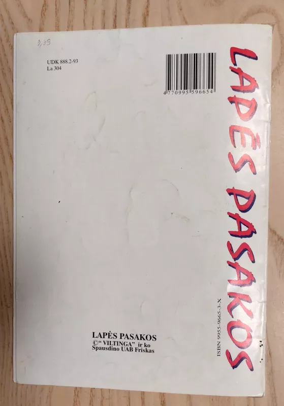 Lapės pasakos -  lietuvių liaudies, knyga 6