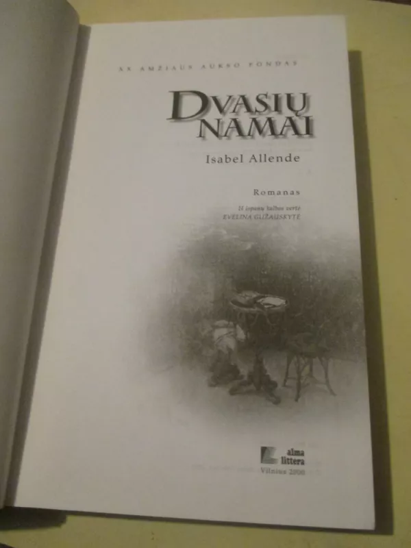 Dvasių namai - Isabel Allende, knyga 6