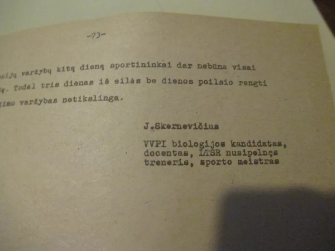 Sporto metodinės literatūros rinkinys (Slidinėjimas) - J. Skernevičius, knyga 6