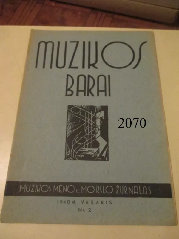 Muzikos barai, 1940 m., Nr. 2 - Autorių Kolektyvas, knyga 2