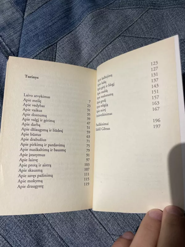 Pranašas - Kahlil Gibran, knyga 5