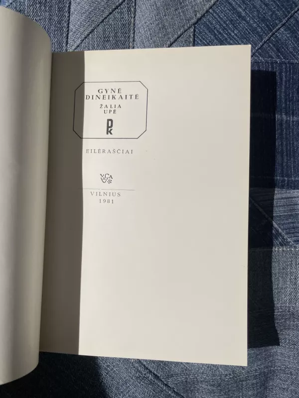 Žalia upė - Gynė Dineikaitė, knyga 3