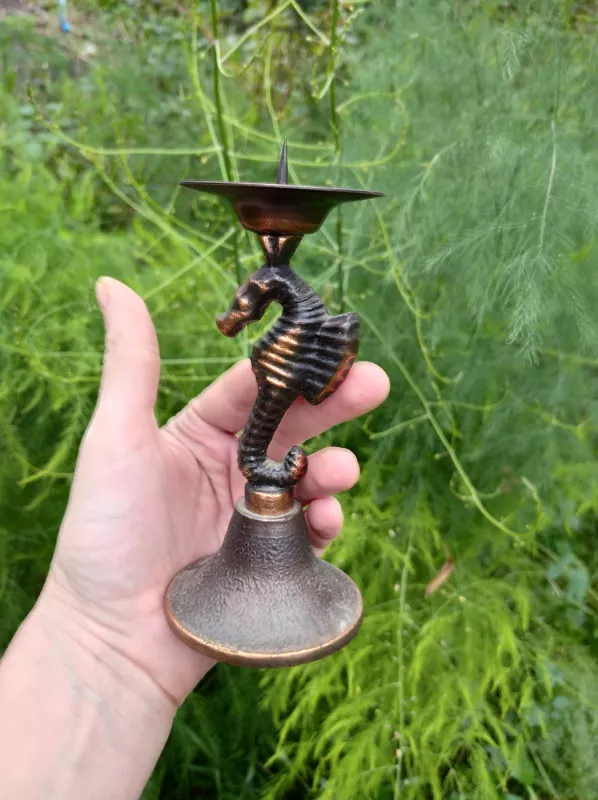 Senovinė antikvarinė žvakidė - , namai ir interjeras 2