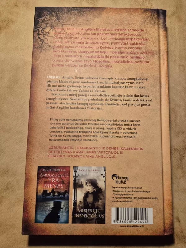 Nakties Valdovas - David Morrell, knyga 3