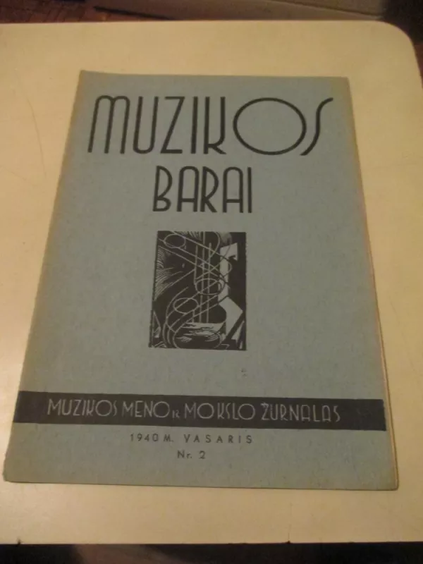 Muzikos barai, 1940 m., Nr. 2 - Autorių Kolektyvas, knyga 3