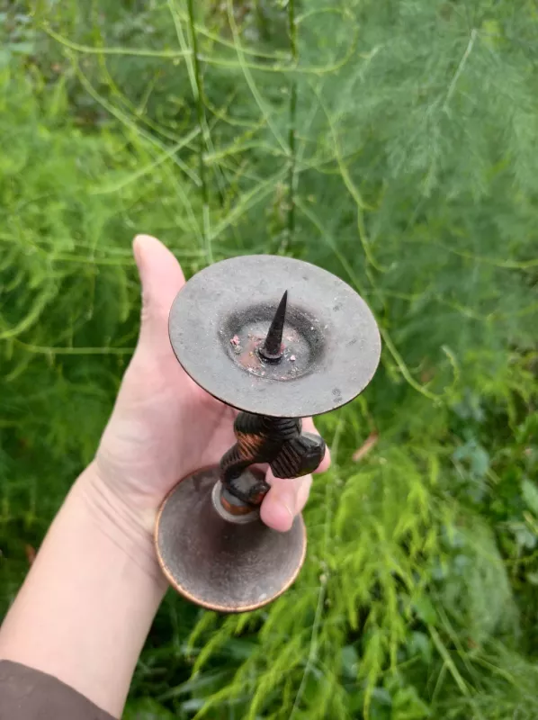 Senovinė antikvarinė žvakidė - , namai ir interjeras 5