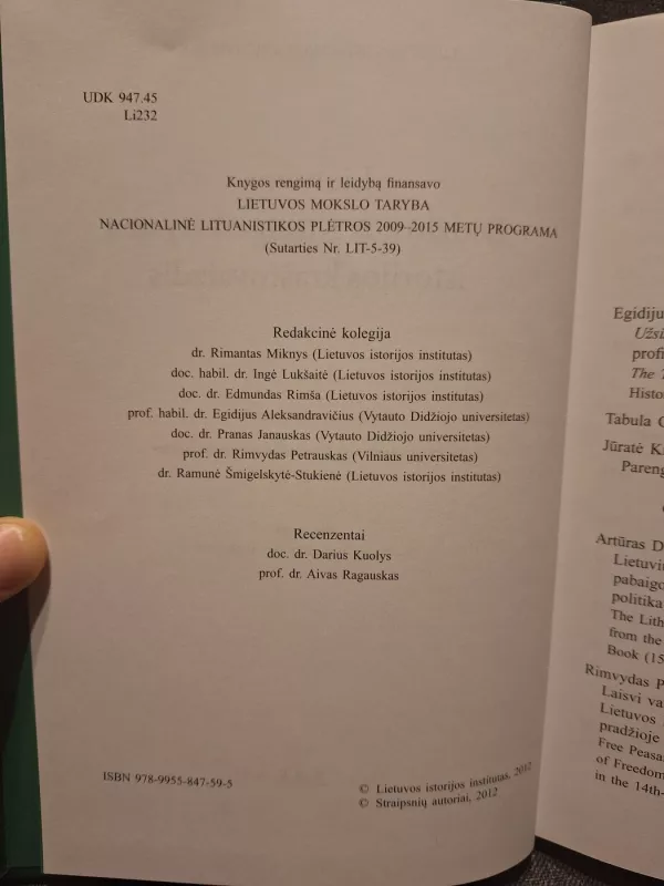 Lietuvos Didžiosios Kunigaikštystės istorijos kraštovaizdis - Ramunė Šmigelskytė-Stukienė, knyga 3