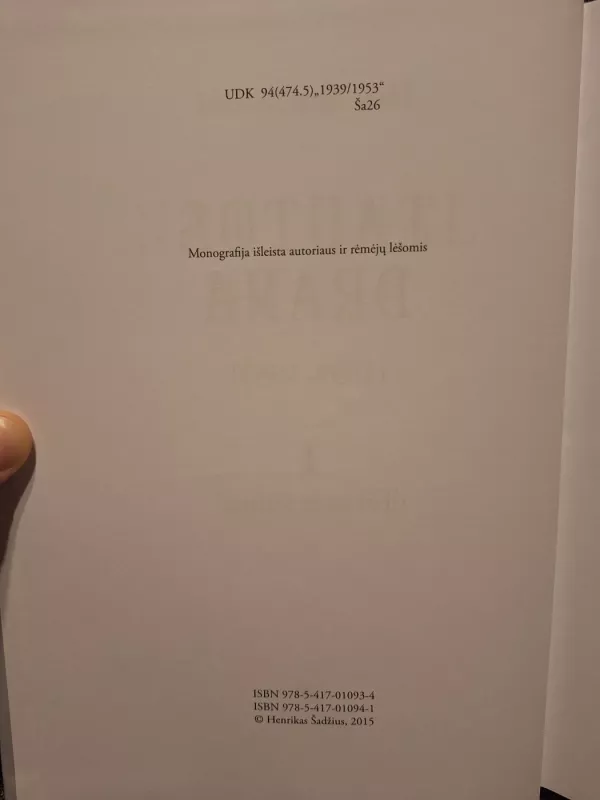 Tautos drama (1939-1953) - Henrikas Šadžius, knyga 3