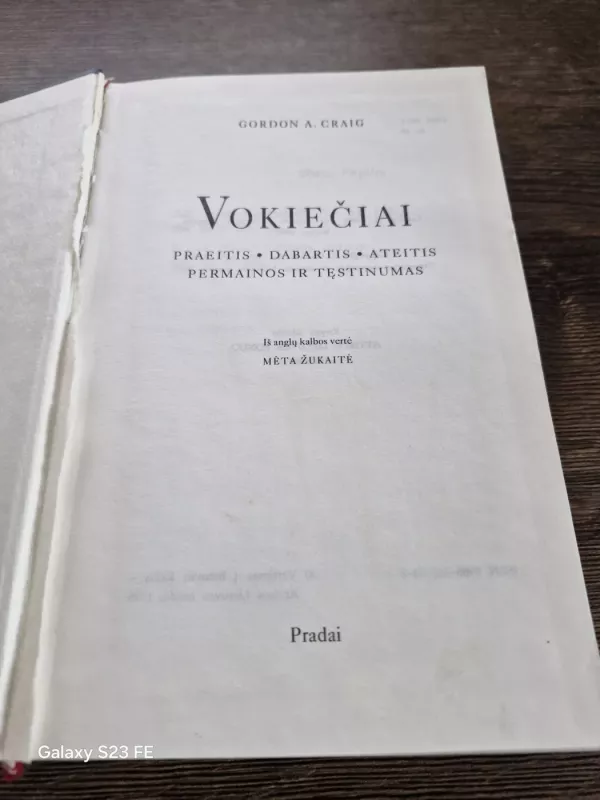 Vokiečiai - Gordon A.Craig, knyga 3
