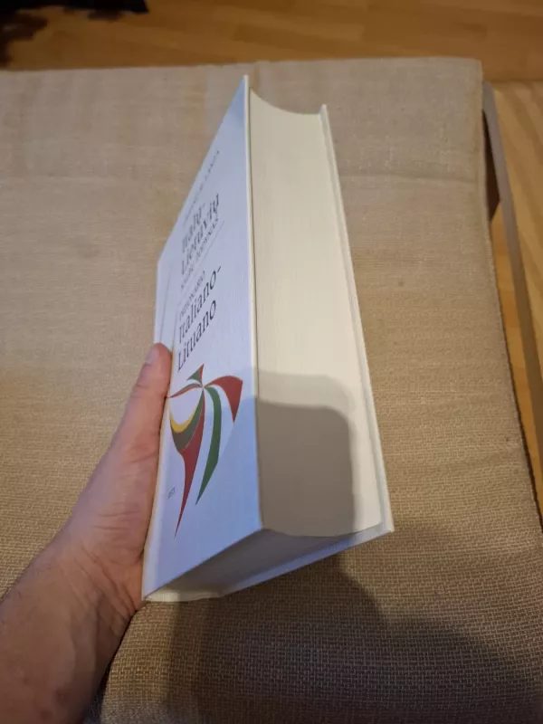 Italų - Lietuvių žodynas kalbų žodynas - Stefano M. Lanza , knyga 2