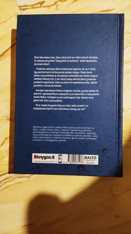 Avarija - Robin Morgan-Bentley, knyga 3