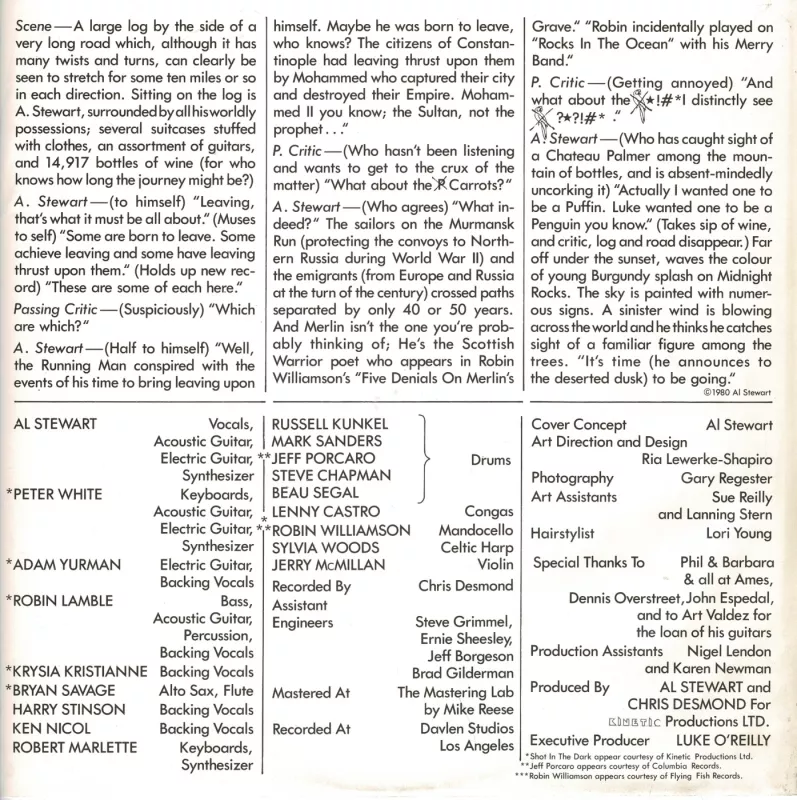 Al Stewart. 24 Carrots - Al Stewart, plokštelė 5