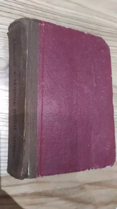 Lietuviškai vokiškas žodynėlis - J. Paškevičius, knyga 4