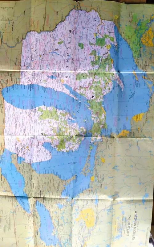 Wisconsin Michigan and the Great Lakes - National Geographic , knyga 3