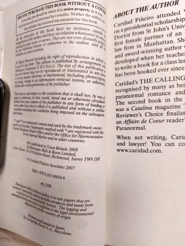 Devotion Calls. Mills & Boon Nocturne Intrigue - Caridad Pineiro, knyga 3