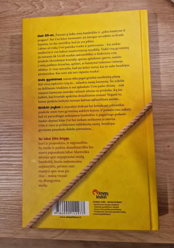 Gyveno kartą Uvė - Fredrik Backman, knyga 3