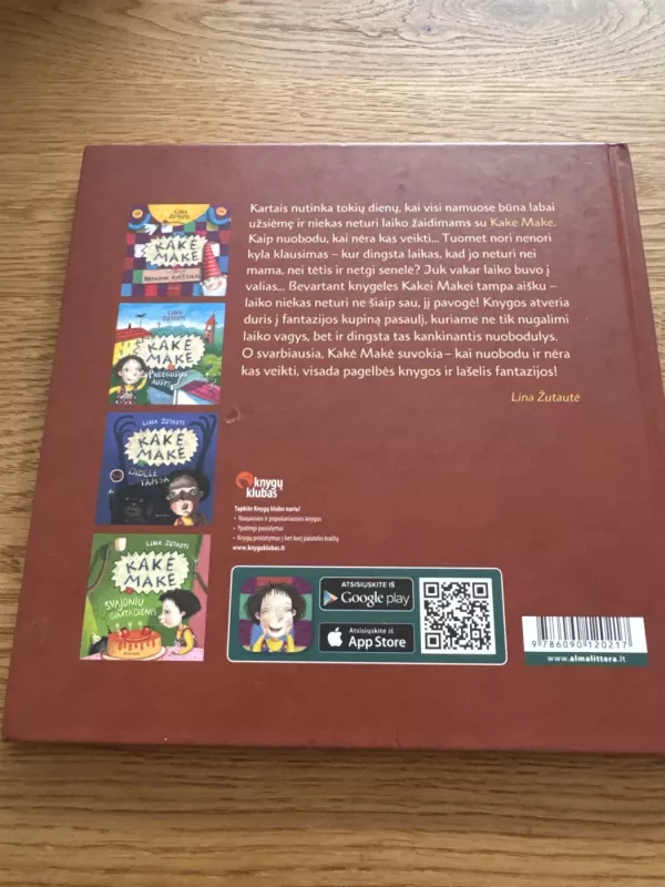 Kakė Makė ir pavogtas laikas - Lina Žutautė, knyga 3