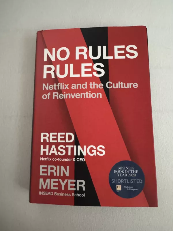 No rules rules - Reed Hastings, knyga 2