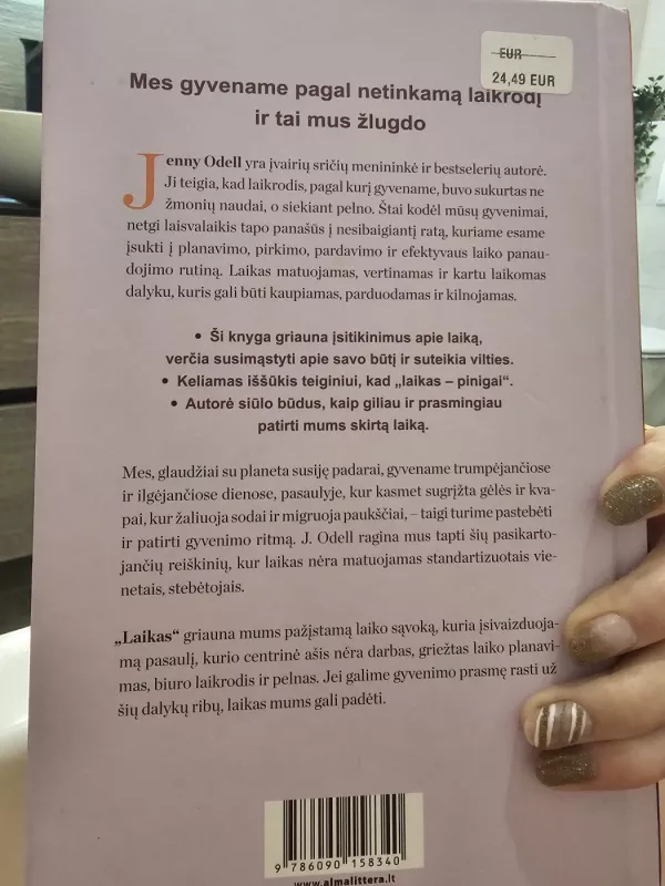 Laikas. Kaip atrasti gyvenimą už laikrodžio ribų - Odell Jenny, knyga 2