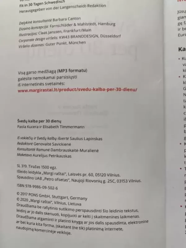 Langenscheidt švedų kalba per 30 dienų - Autorių Kolektyvas, knyga 3