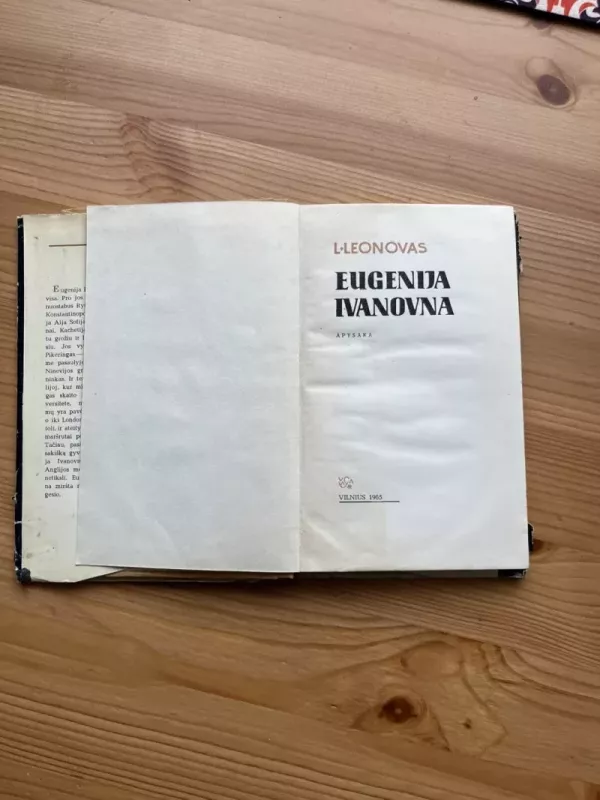 Eugenija Ivanovna - L. Leonovas, knyga 3