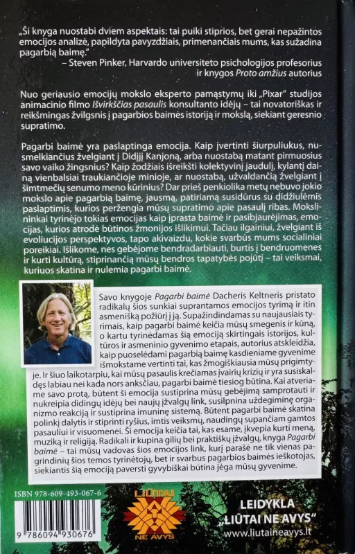 Pagarbi baimė. Kasdienių stebuklų mokslas ir kaip jis gali pakeisti jūsų gyvenimą - Dacher Keltner, knyga 3