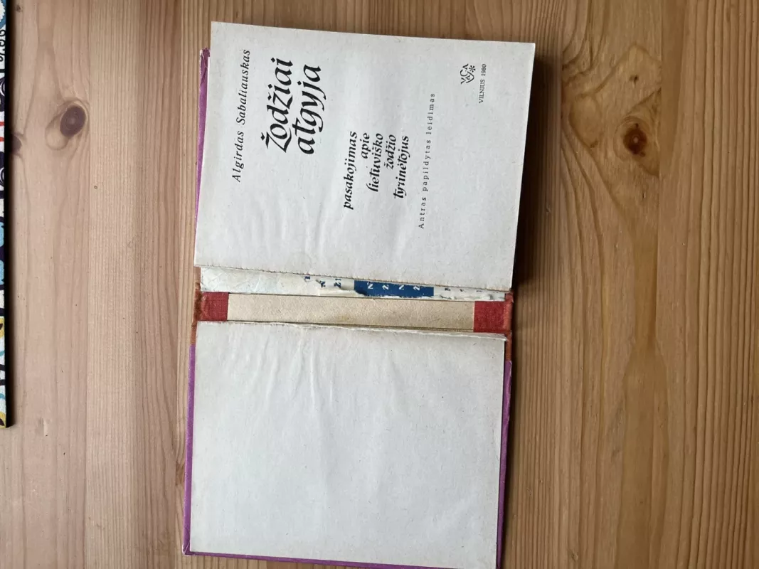 Žodžiai atgyja - Algirdas Sabaliauskas, knyga 3