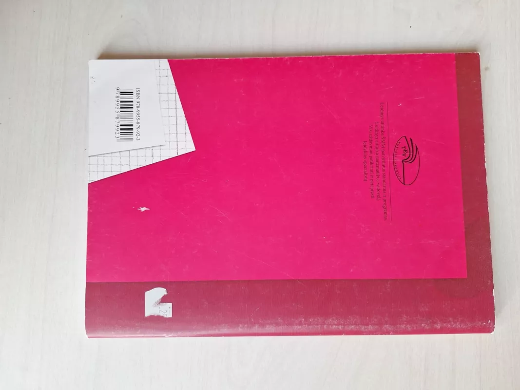 Matematika tau+ 8 klasė Tikrinamieji darbai - Janina Bagdonienė, knyga 5