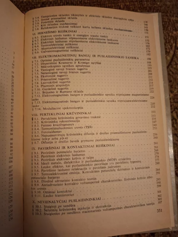 Puslaidininkių fizikos pagrindai - A. Juodviršis, knyga 6