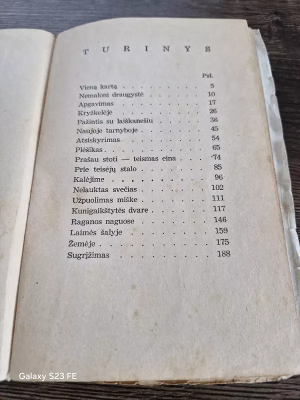 Vieną kartą - Vytautas Tamulaitis, knyga 5