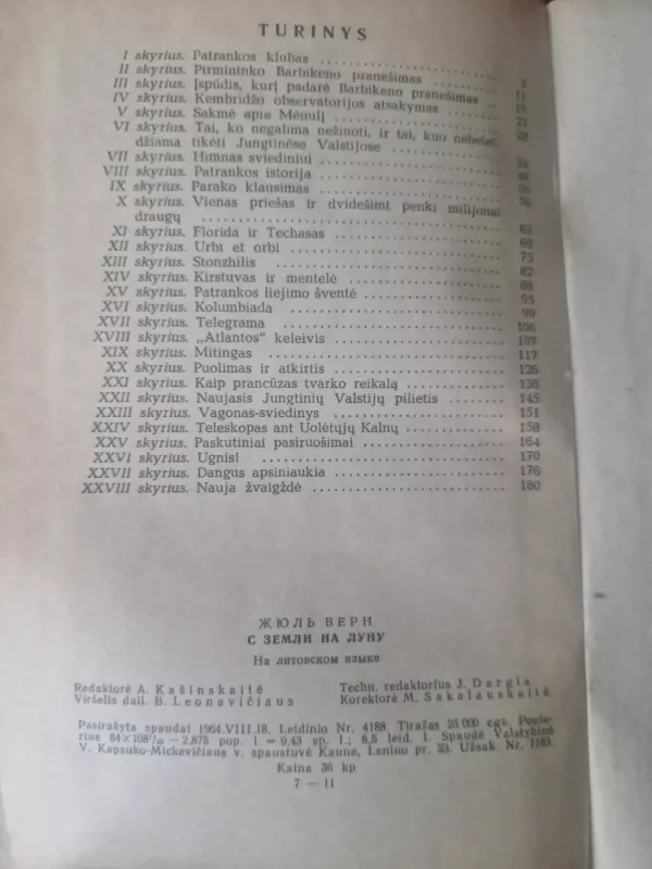 Nuo žemės į mėnulį - Žiulis Vernas, knyga 3