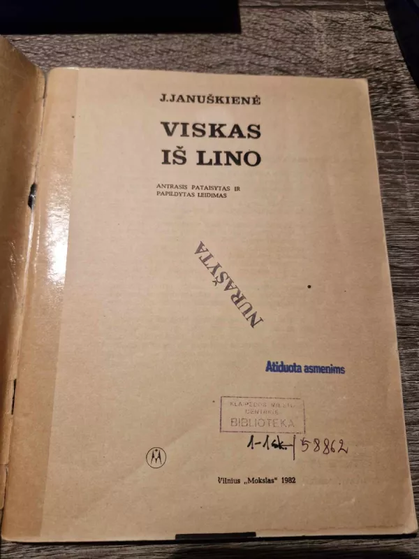 Nėrimo raštai. Viskas iš lino - T. Otkalo, J. Januškienė, knyga 6