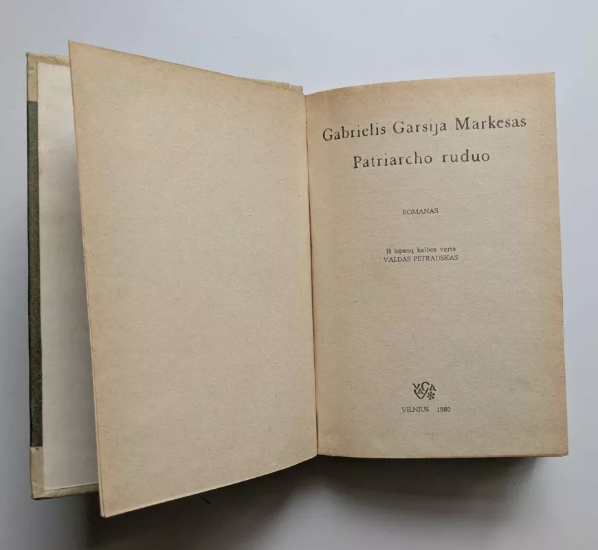 Patriarcho ruduo - Gabriel Garcia Marquez, knyga 3