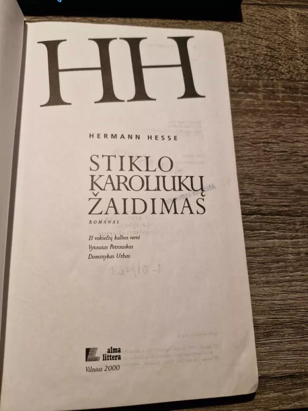 Stiklo karoliukų žaidimas - Hermann Hesse, knyga 4