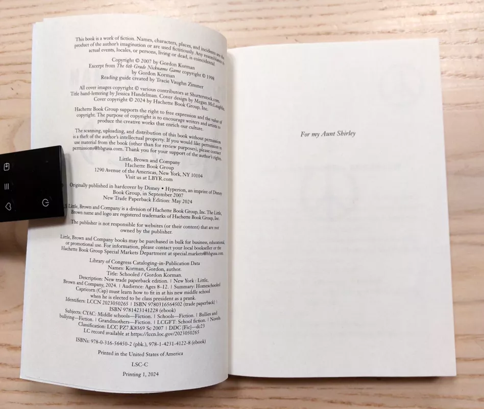 Schooled - Gordon Korman, knyga 4