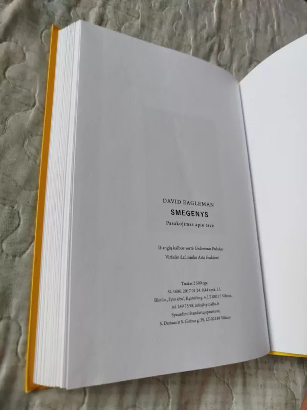 Smegenys - pasakojimas apie tave - David Eagleman, knyga 5