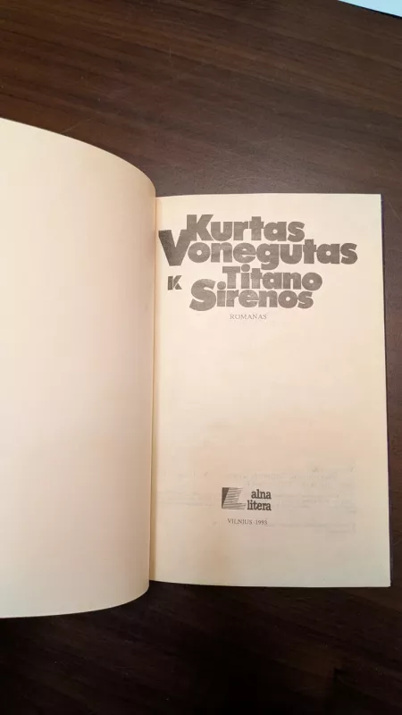 Titano sirenos - Kurtas Vonegutas, knyga 2