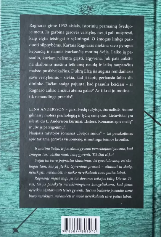 Svėjos sūnus - Lena Andersson, knyga 3