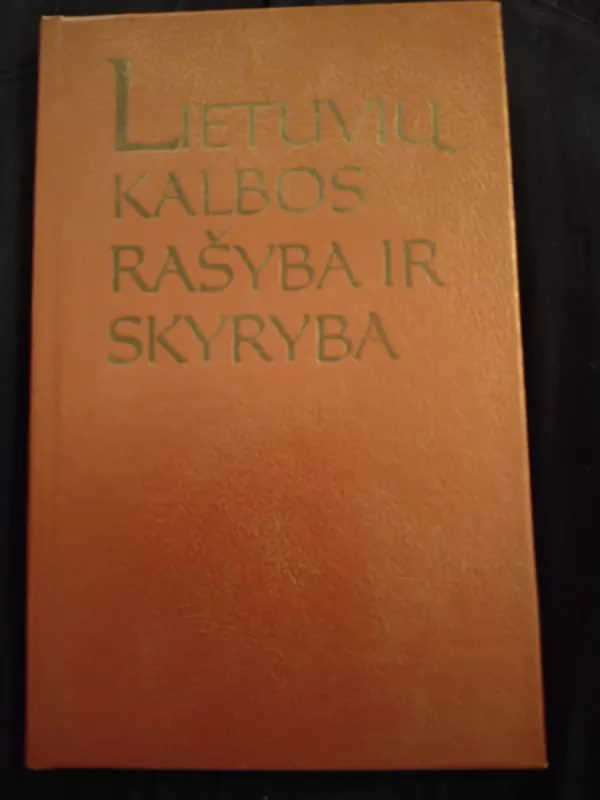 Lietuvių kalbos rašyba ir skyryba - N. Sližienė A. Valeckienė, knyga 2