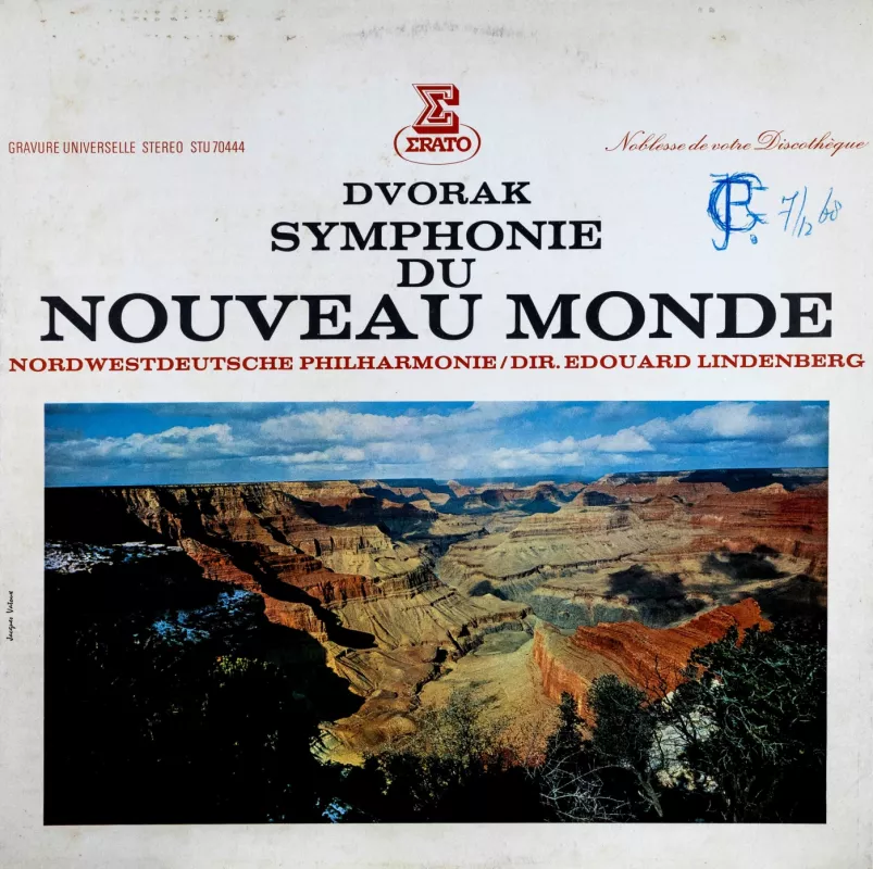 Dvorak. Symphonie Du Nouveau Monde - Anton Dvorak, plokštelė 2