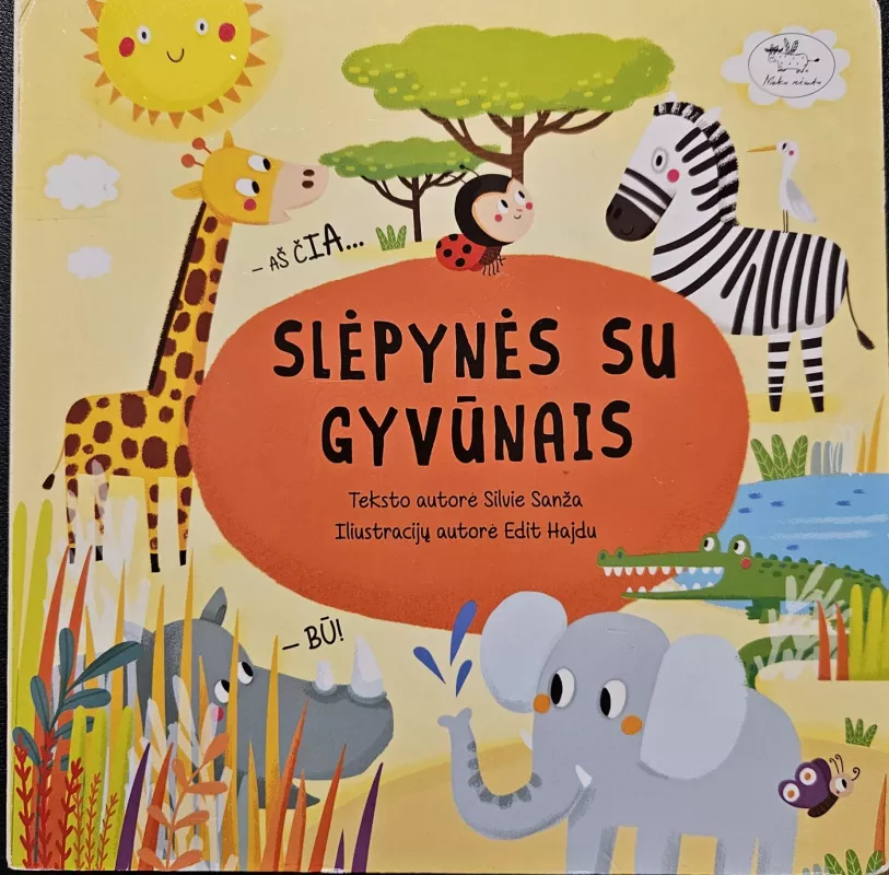 Slėpynės su gyvūnais - Silvie Sanža, knyga