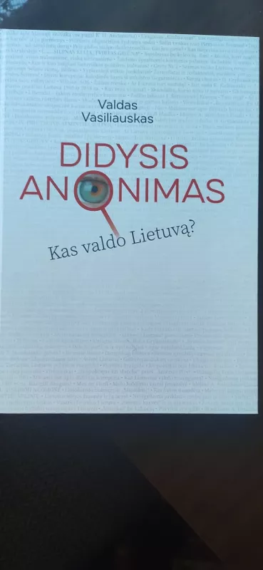 Didysis anonimas - Valdas Vasiliauskas, knyga 3